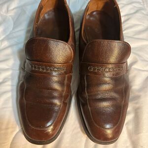 The Florshiem Size 9.5 5 E Men’s Leather Shoes Brown